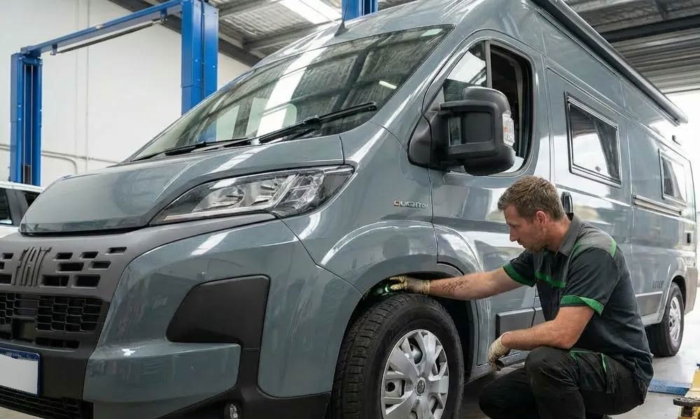 Suspension Check on Ducato Van